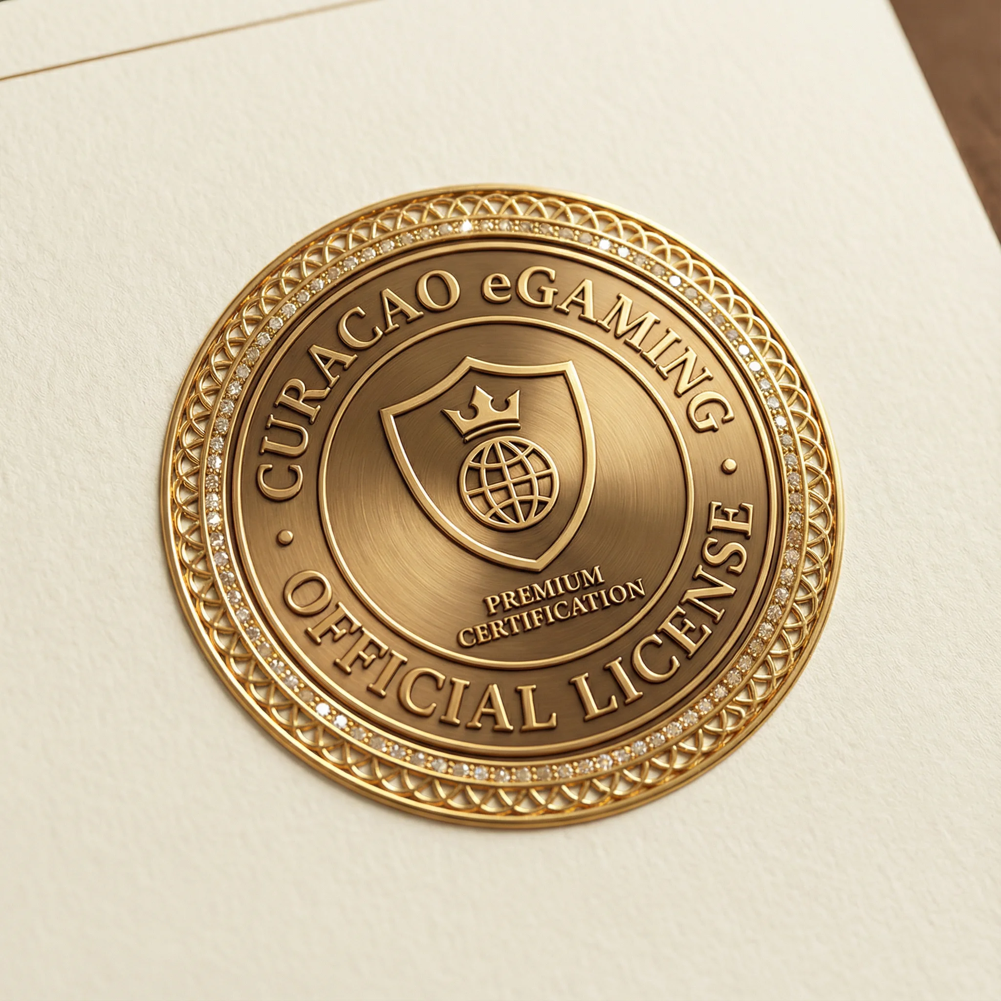 Sello oficial de licencia Curaçao eGaming